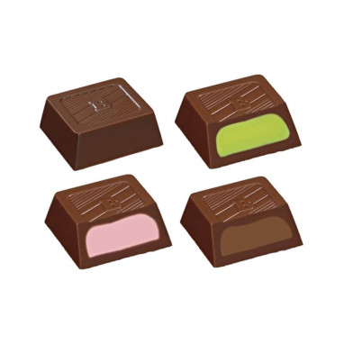 Bourbon Mini Bit Chocolate: Assorted Mix 4 szt.