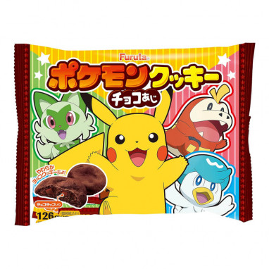 Furuta Pokemon Chocolate Cookies With Choco Chips 12-pack