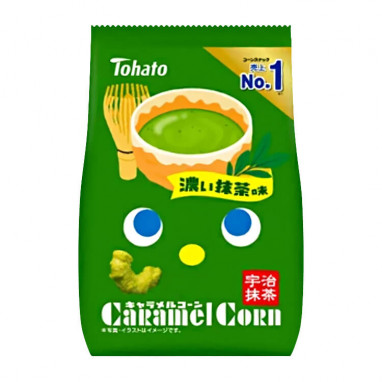 Tohato Caramel Corn Rich Matcha
