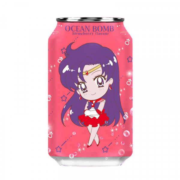 Ocean Bomb x Sailor Moon Chibi Strawberry 330 ml