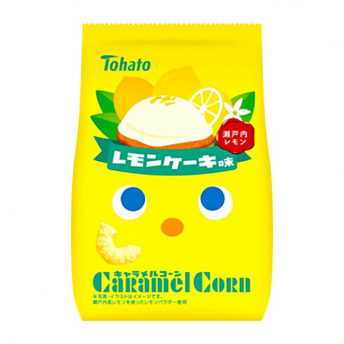 Tohato Caramel Corn Lemon Cake