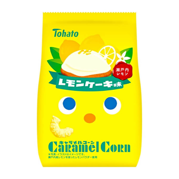 Tohato Caramel Corn Lemon Cake