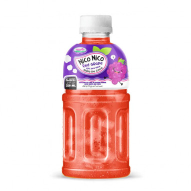 Nico Nico Nata De Coco 30% Fruit Juice: Grape 320 ml