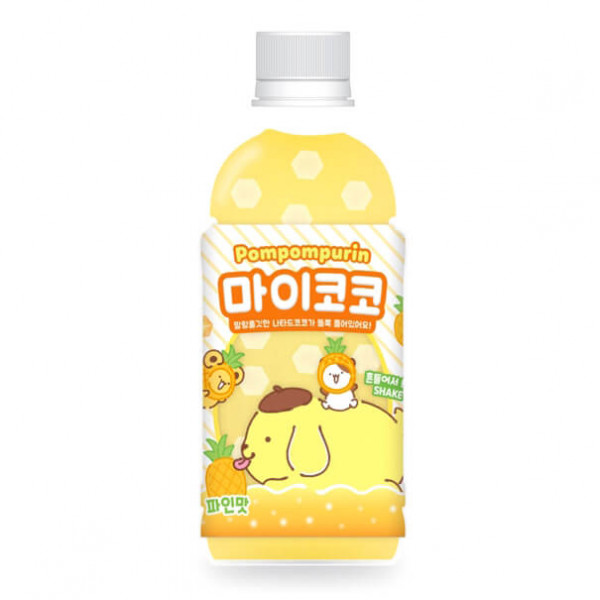 Misty My Coco Drink Pompompurin Pineapple Flavor 340 ml