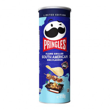 Kellogg's Pringles Flame Grilled South American BBQ Flavour