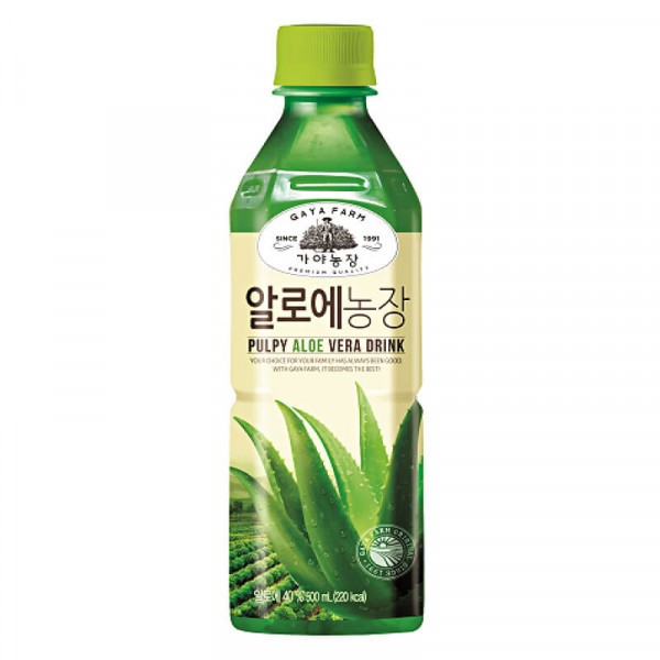 Woongjin Gaya Farm Pulpy Aloe Drink 500 ml