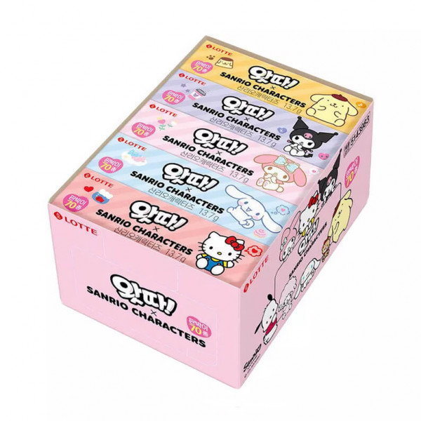 Lotte Watta Sanrio Characters Bubble Gum