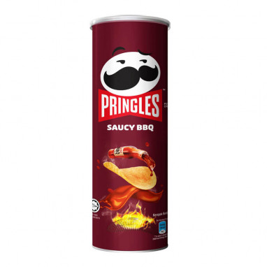 Kellogg's Pringles Saucy BBQ Flavour