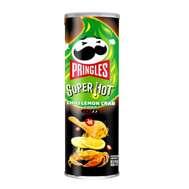 Kellogg's Pringles Chili Lemon Crab Super Hot Flavour