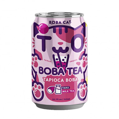 Boba Cat Taro Tapioca Bubble Tea