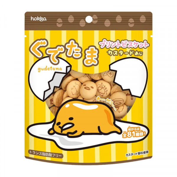 Hokka Gudetama Character Printed Biscuits