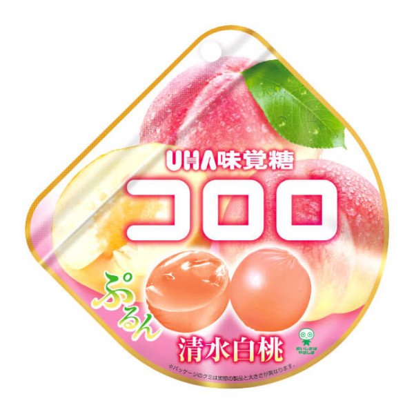UHA Cororo Gummy Candy Shimizu White Peach