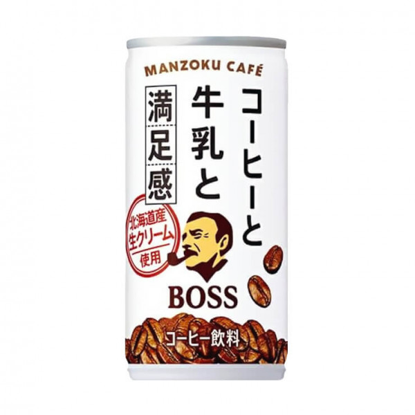 Suntory Boss Manzoku-Café Satisfying Coffee & Milk