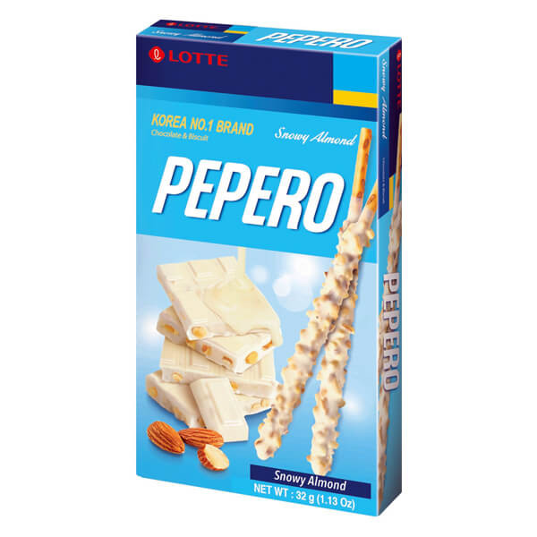 Lotte Pepero Snowy Almond