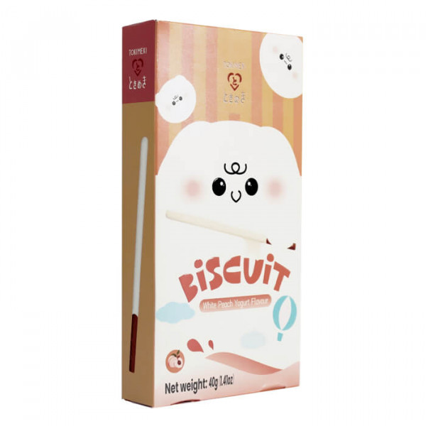 Tokimeki Biscuit Stick White Peach Yoghurt
