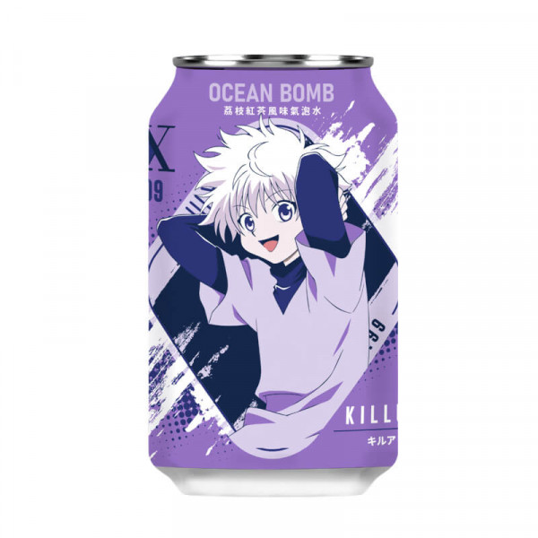 Ocean Bomb x Hunter x Hunter Killua Lychee Tea 330 ml