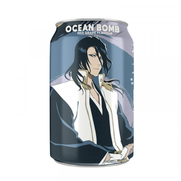 Ocean Bomb x Bleach Byakuya Kuchiki Red Grape 330 ml