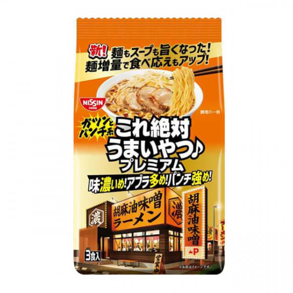 Nissin Kore Zettai Umai-Yatsu Premium Goma-Abura Miso