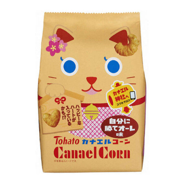 Tohato Lucky Cat Caramel Corn Chocolate