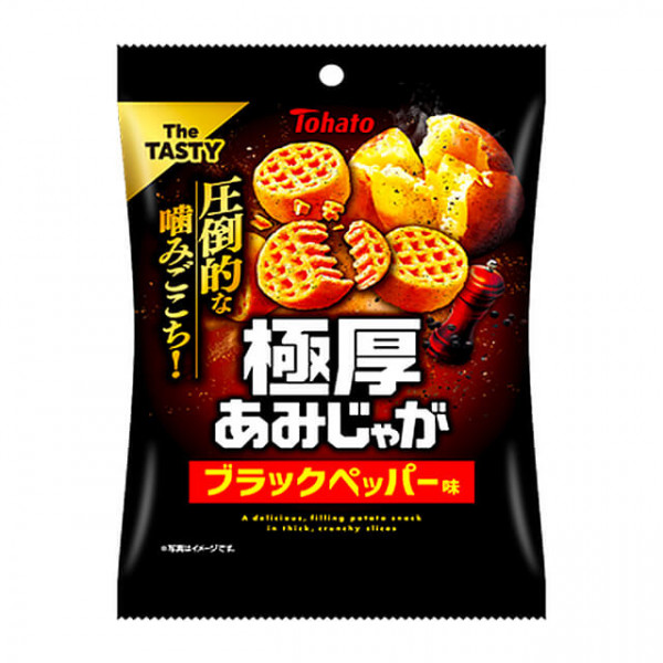 Tohato Gokuatsu Chunky Ami-Jaga Black Pepper