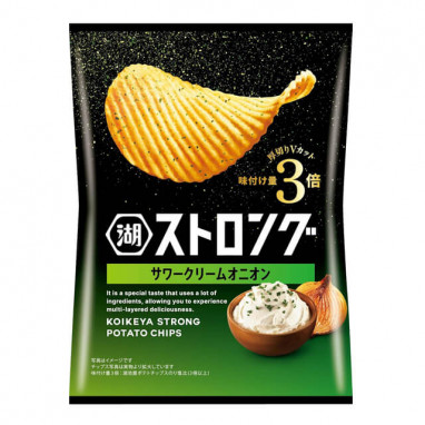 Koikeya Strong Potato Chips Sour Cream Onion