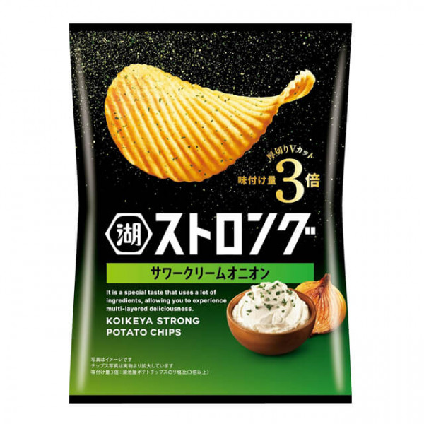 Koikeya Strong Potato Chips Sour Cream Onion