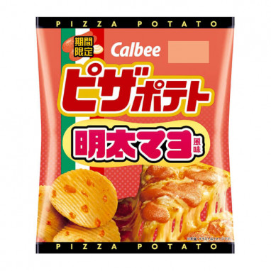 Calbee Potato Chips Pizza Mentai Mayo