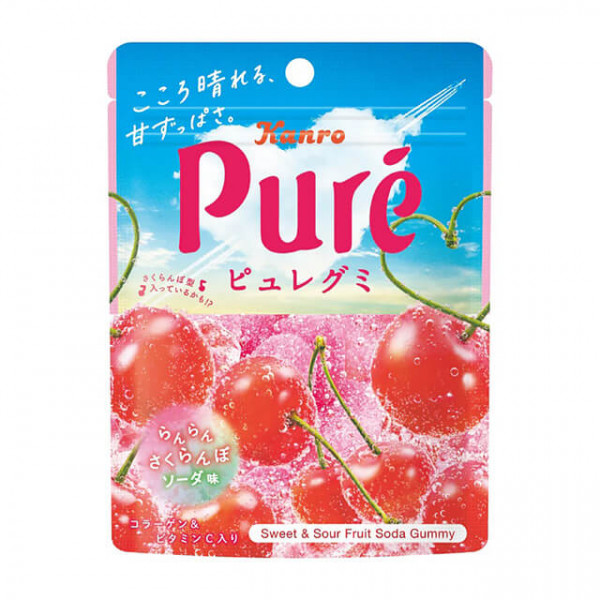 Kanro Puré Gummy Cherry Soda