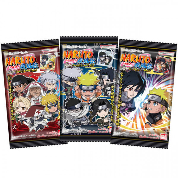 Bandai Naruto Shippuden Vanilla Wafer With Sticker