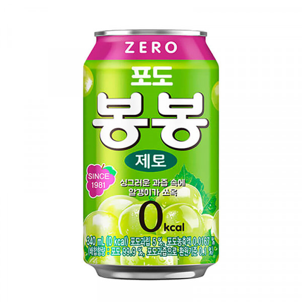 Haitai Bong Bong Grape Zero 340 ml