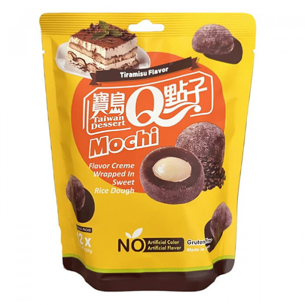Taiwan Dessert Q Brand Mochi Tiramisu 180 g