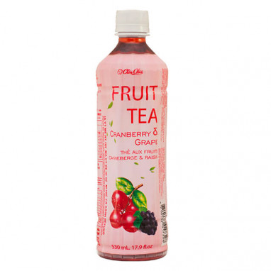 Chin Chin Fruit Tea Drink Cranberry & Grape 530 ml