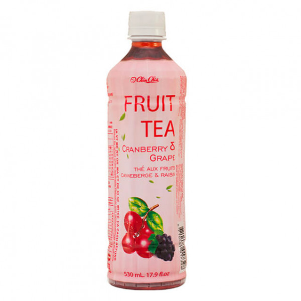 Chin Chin Fruit Tea Drink Cranberry & Grape 530 ml