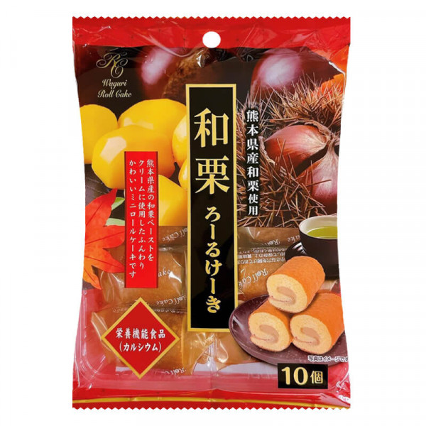 Yamauchi Seika Japanese Chestnut Roll Cake