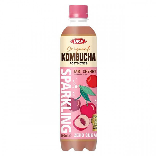 OKF Kombucha Tart Cherry Sparkling Drink 500 ml
