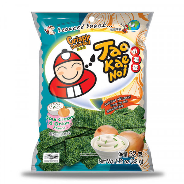 Tao Kae Noi Crispy Sour Cream & Onion Seaweed