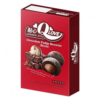 QLove Chocolate Fudge Brownie Deluxe Mochi 180 g