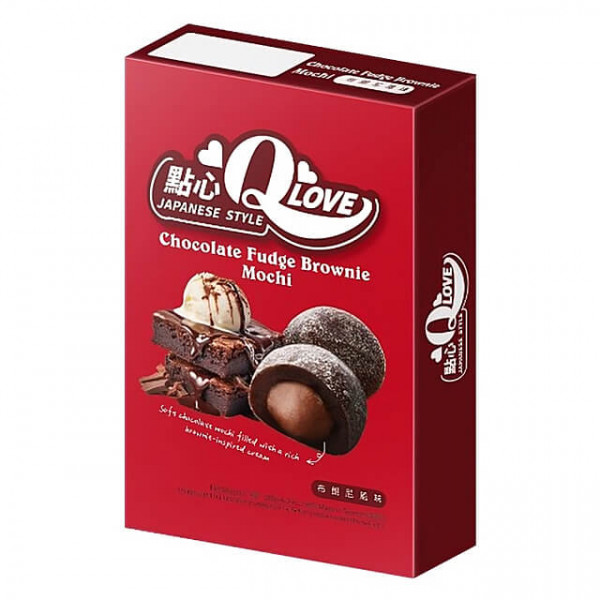 QLove Chocolate Fudge Brownie Deluxe Mochi 180 g