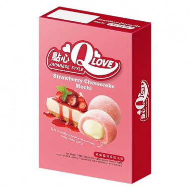 QLove Strawberry Cheesecake Deluxe Mochi 180 g