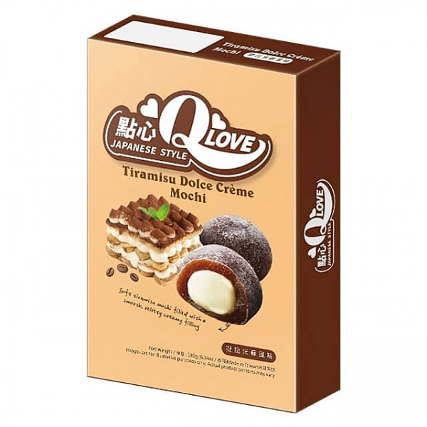 QLove Tiramisu Dolce Creme Deluxe Mochi 180 g