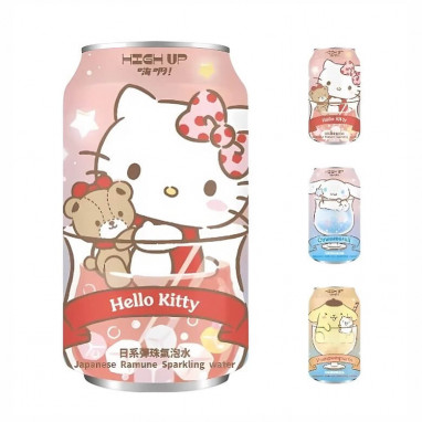 High Up Ramune Hello Kitty Original Sparkling Water 330 ml