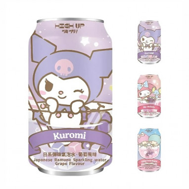 High Up Ramune Sanrio Grape Sparkling Water 330 ml