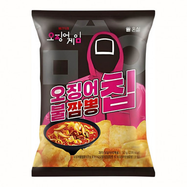 Onsil Netflix Squid Game Spicy Squid Jjamppong Chips