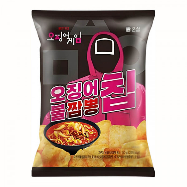 Onsil Netflix Squid Game Spicy Squid Jjamppong Chips