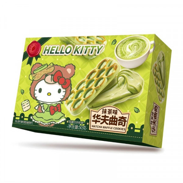 Qi Hello Kitty Matcha Waffle Cookie
