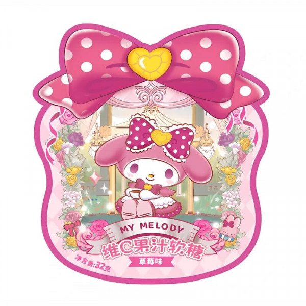 Qi My Melody Strawberry Gummy Candy