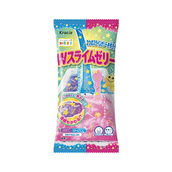 Kracie Double Slime Jelly Grape & Soda