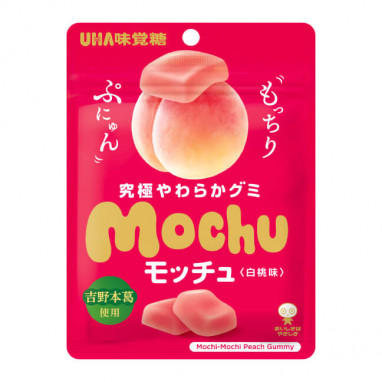 UHA Mochu White Peach Gummy