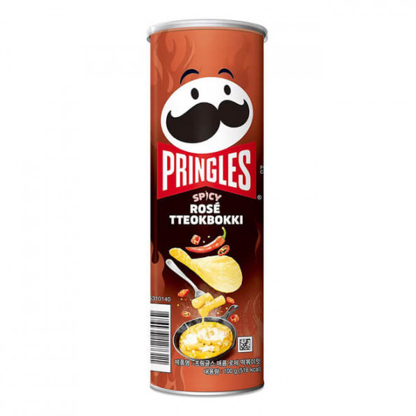 Kellogg's Pringles Spicy Rose Tteokbokki Flavour