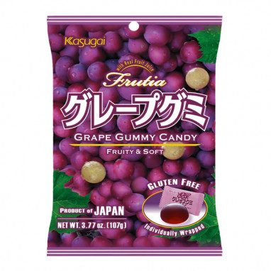 Kasugai Gummy Candy Grape